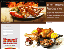 Tablet Screenshot of huwei.de
